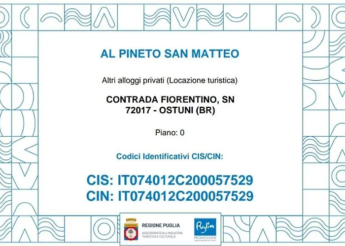 Al Pineto San Matteo * Ostuni
